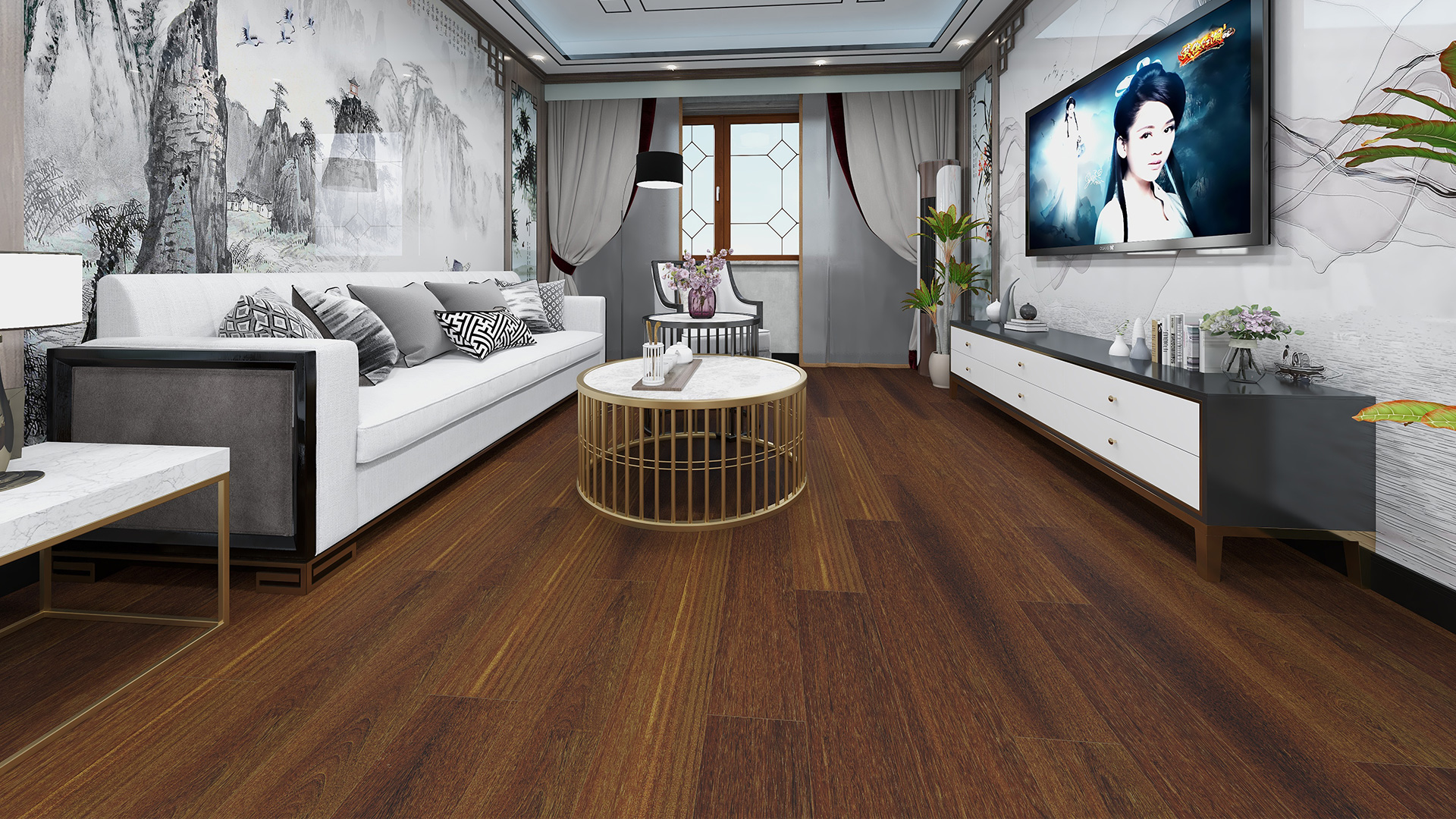 比利時PAR-KY高科技實木復合地板,專業龍鳳檀,進口地板